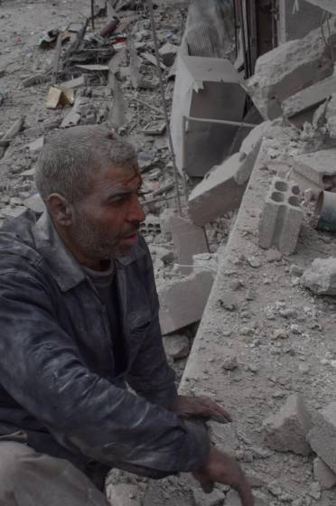 Aftermath of Airstrikes in Syria Aftermath of Airstrikes in Syria