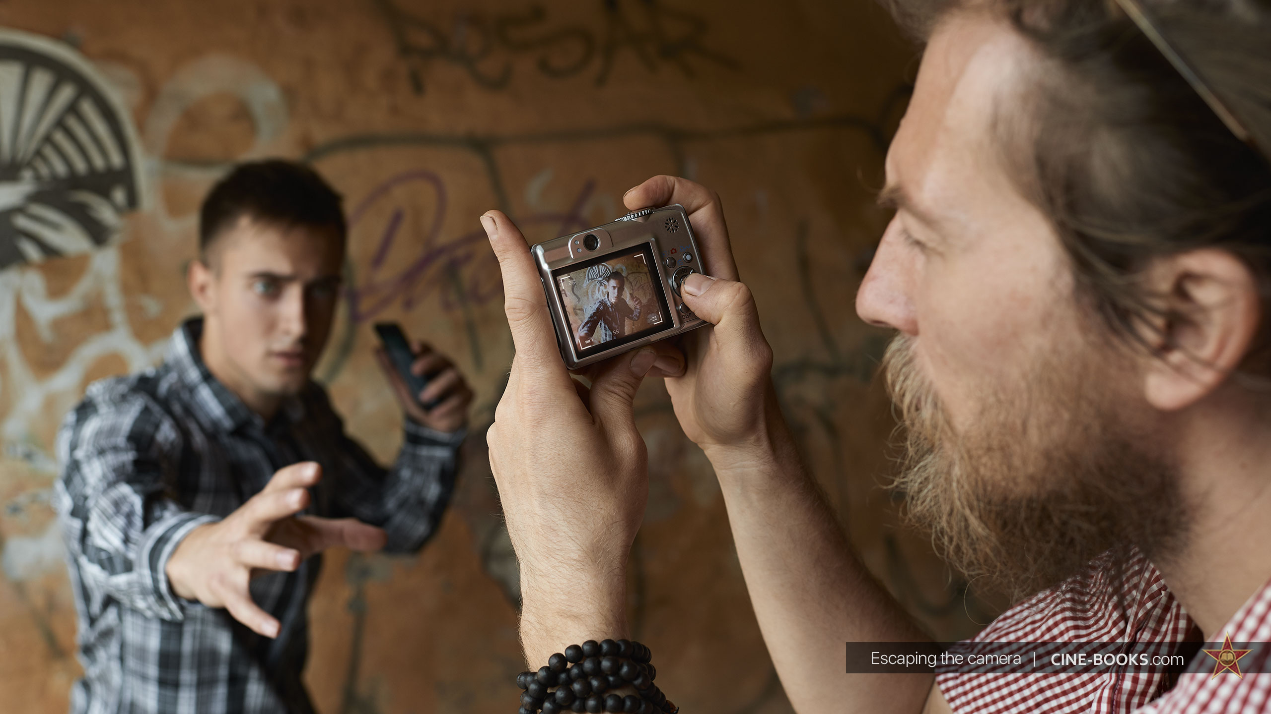 Enjoy ’Escaping the Camera’ in the unique format on CINE-BOOKS.com!